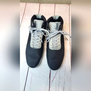 Vans LXVI Black & Grey High Top Shoes Size 11 Mens